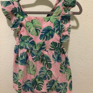 ZARA pink ruffled dress Size 9-12 Months